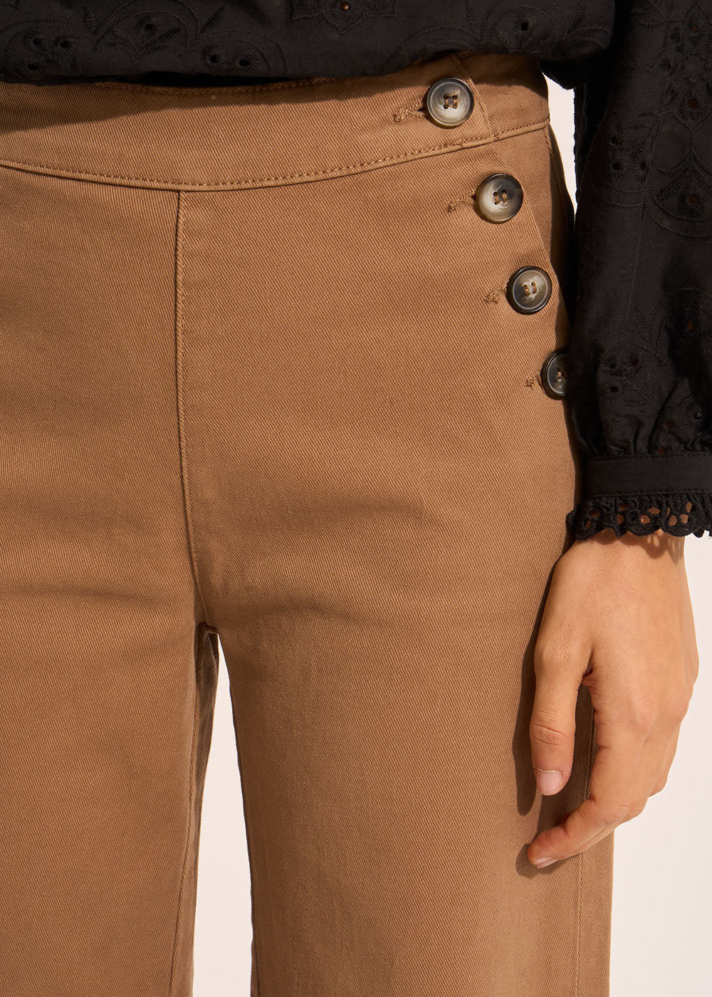 Pantalon droit à pont - Sud Express - 2 - Sud Express