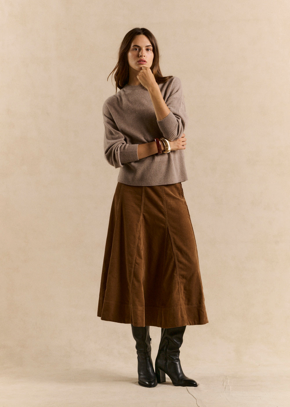 Pull cachemire coupe ample - Sud Express - 4 - Sud Express