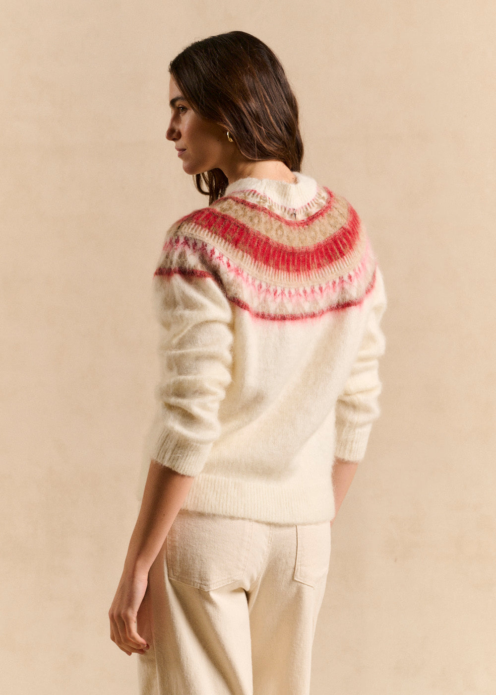 Pull jacquard nordique court - Sud Express - 3 - Sud Express