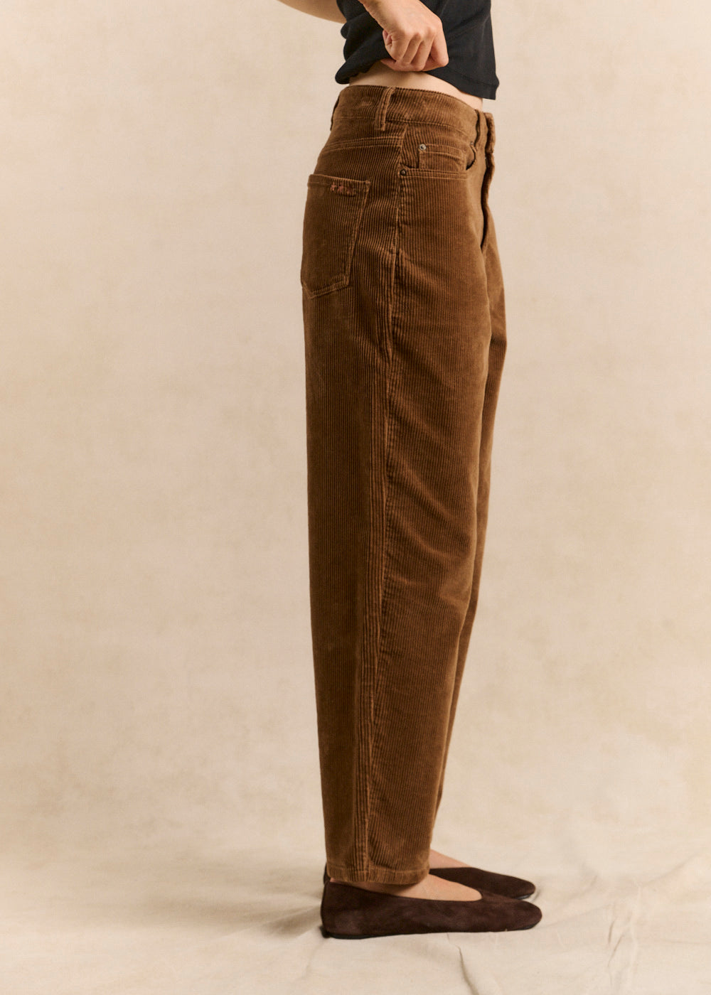 Pantalon velours coupe ballon - Sud Express - 6 - Sud Express
