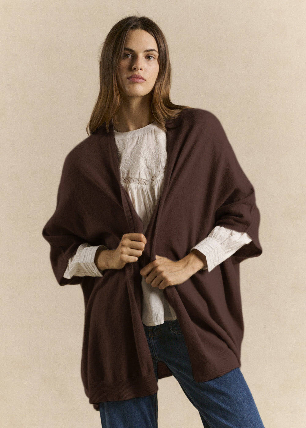 Cardigan oversize en cachemire - Sud Express - 1 - Sud Express