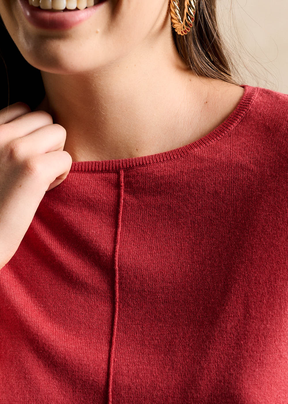 MANONA Pull col bateau oversize - 2 - Sud Express - Sud Express