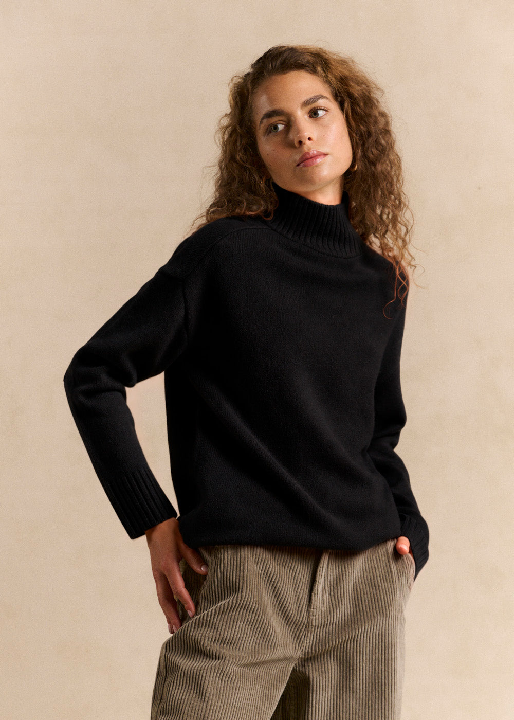 MIJOYA Pull laine col montant - 1 - Sud Express - Sud Express