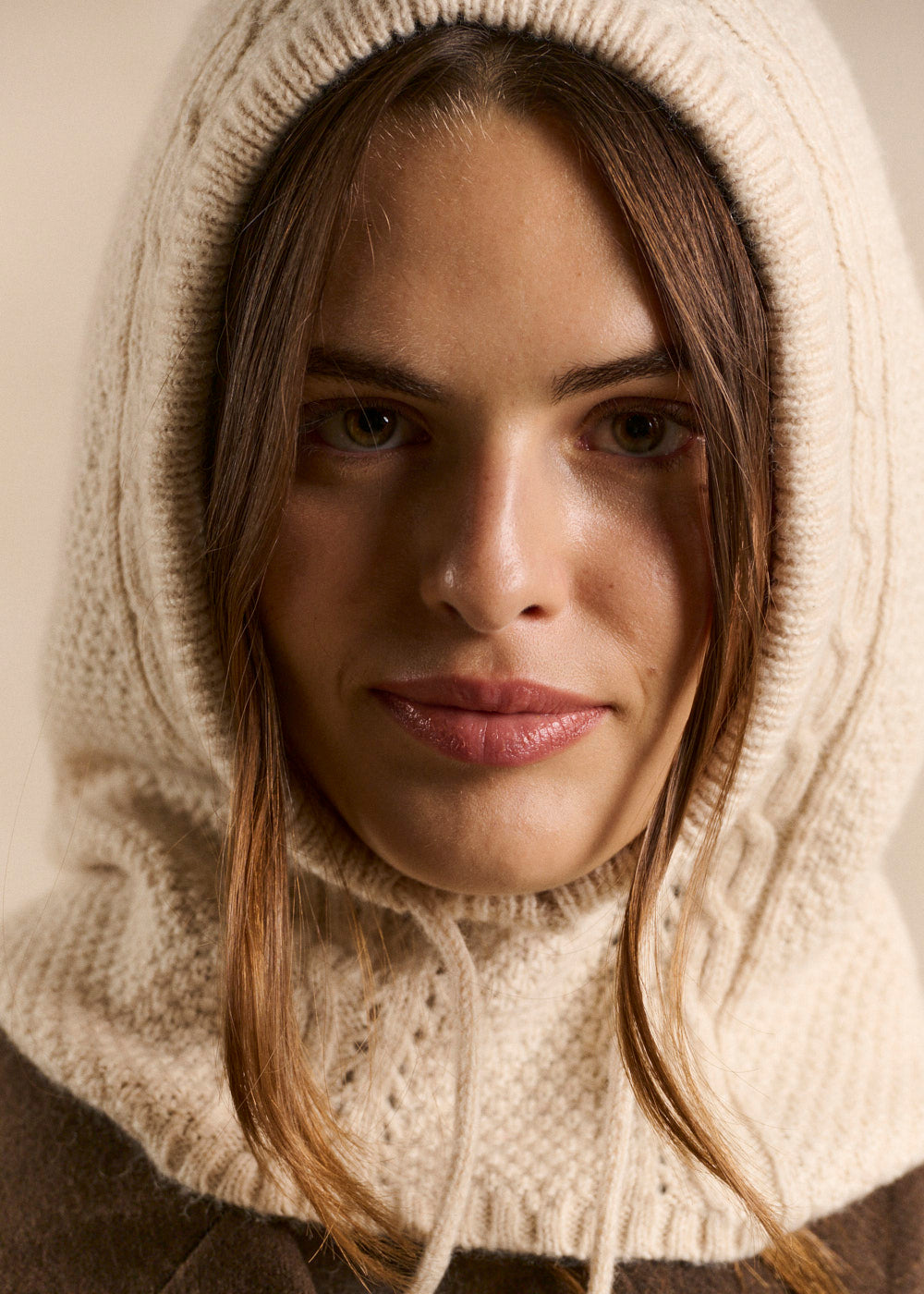 BERTA Cagoule tricot torsadé - 3 - Sud Express - Sud Express