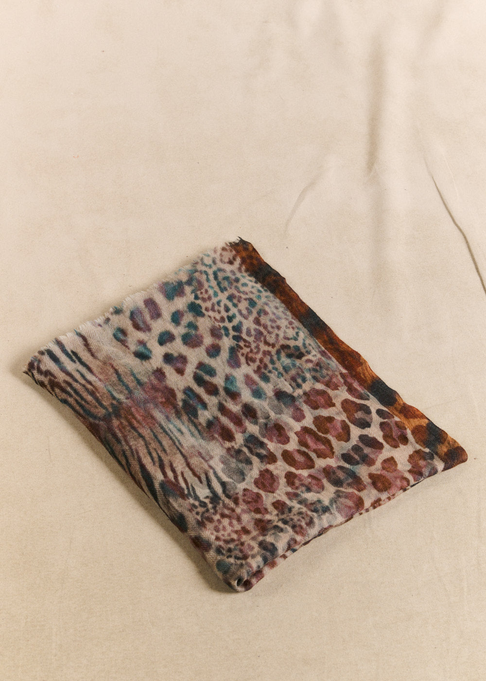 Foulard laine imprimé animalier - Sud Express - 1 - Sud Express