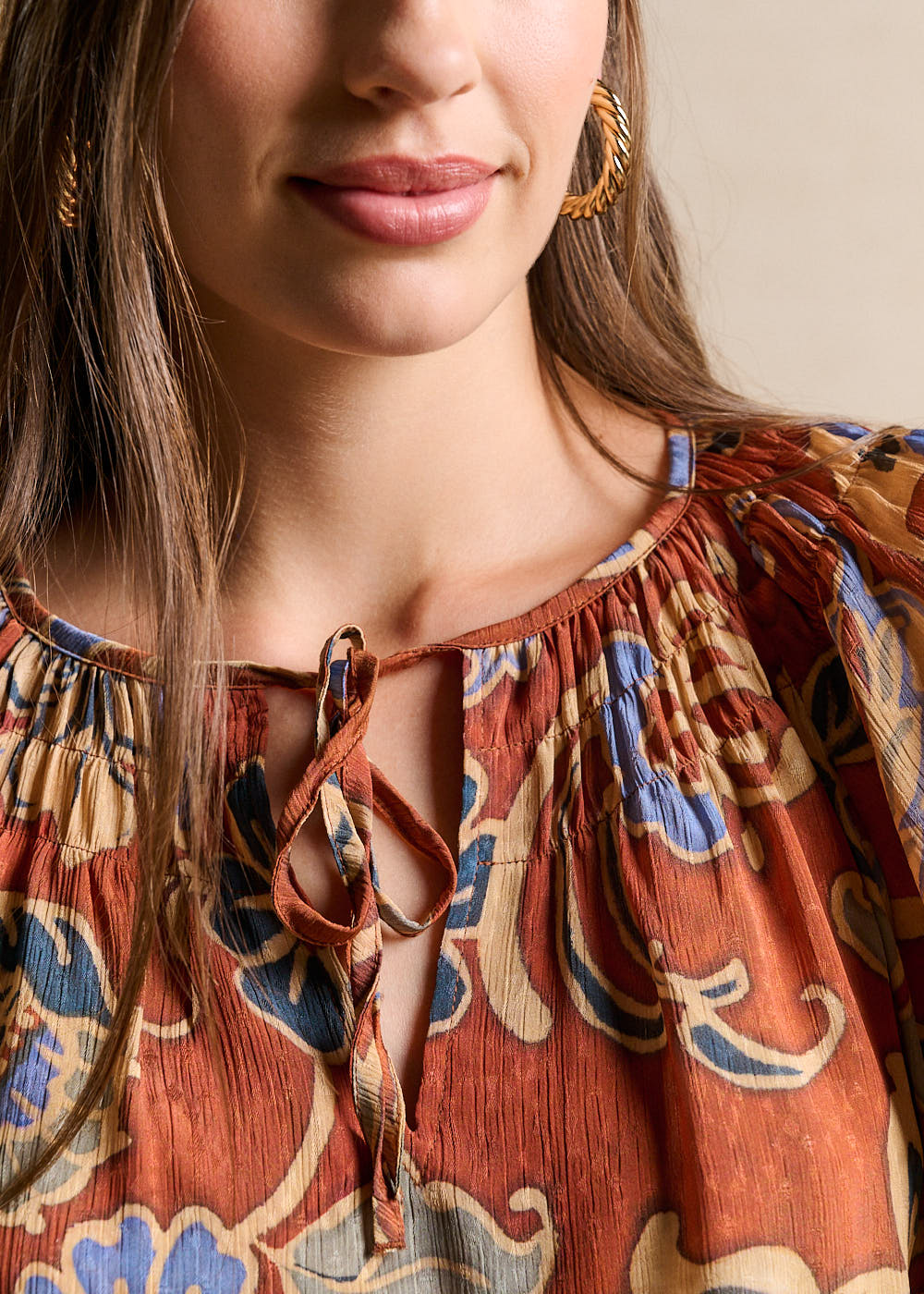 TOSCANI Top imprimé floral - 2 - Sud Express - Sud Express