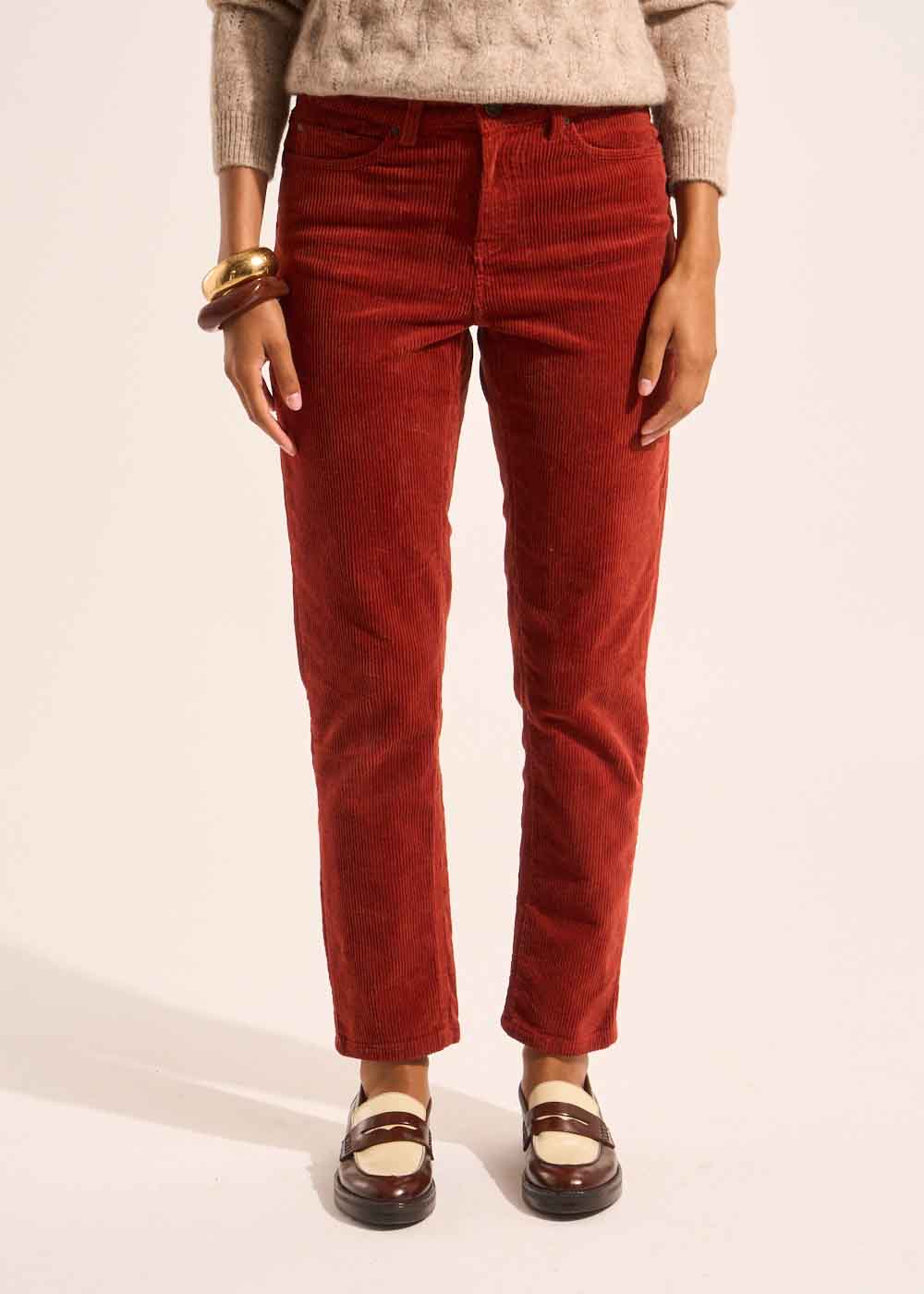 PAVLINA Pantalon en velours - 1 - Sud Express - Sud Express