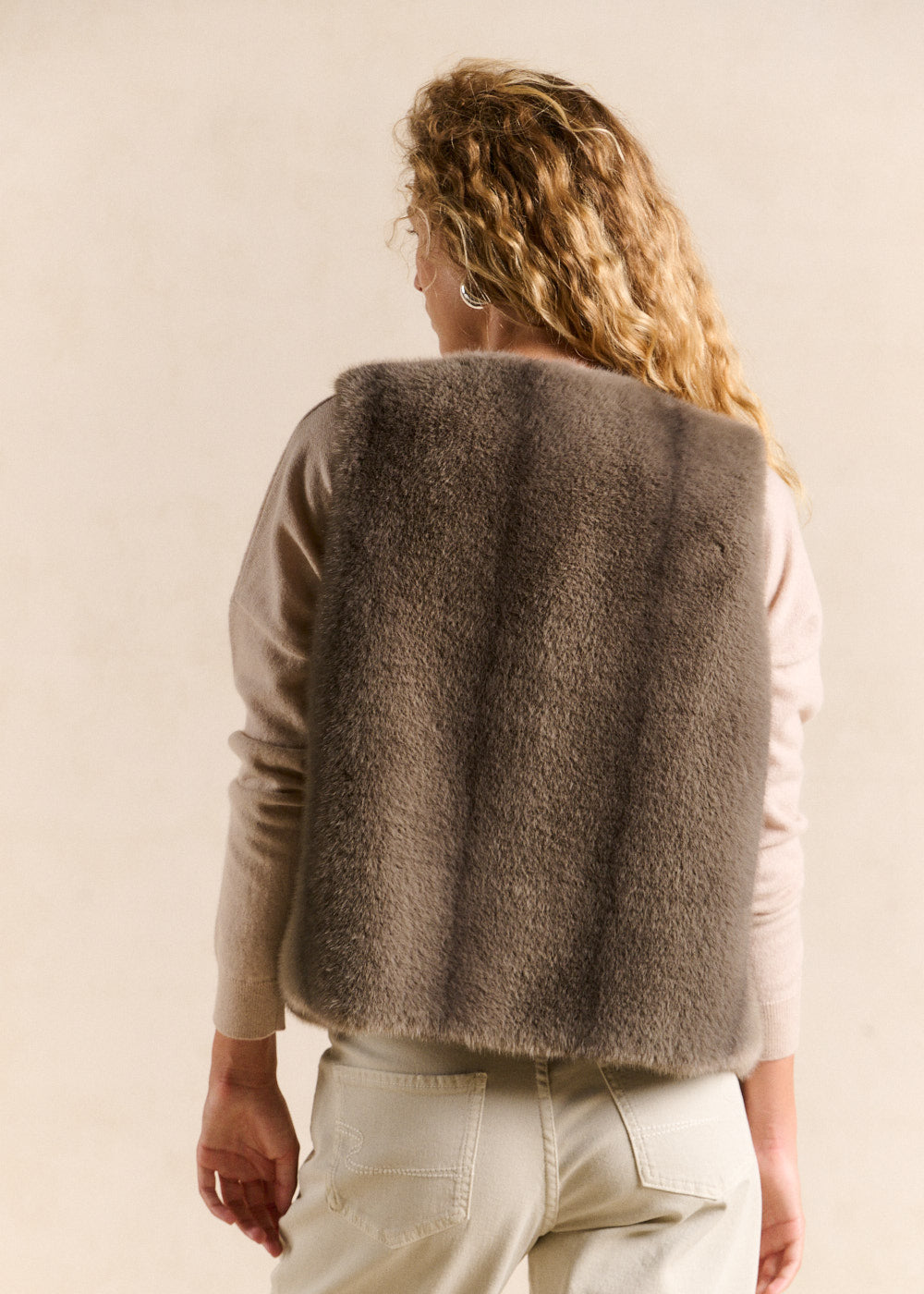 Gilet sans manches effet fourrure - Sud Express - 3 - Sud Express