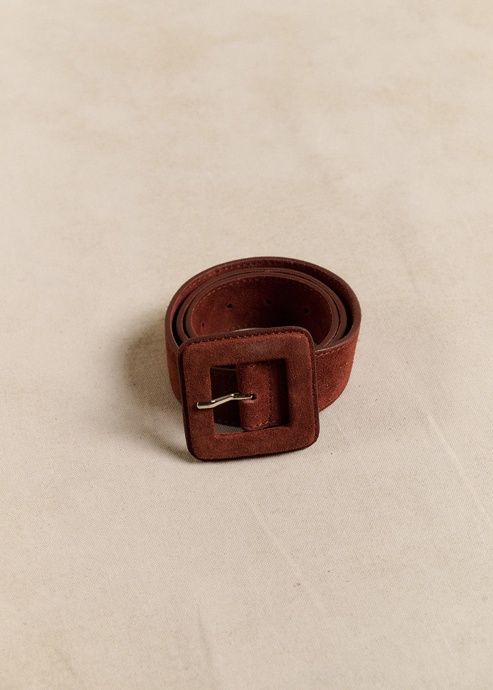 Ceinture cuir large boucle carrée - Sud Express - 1 - Sud Express