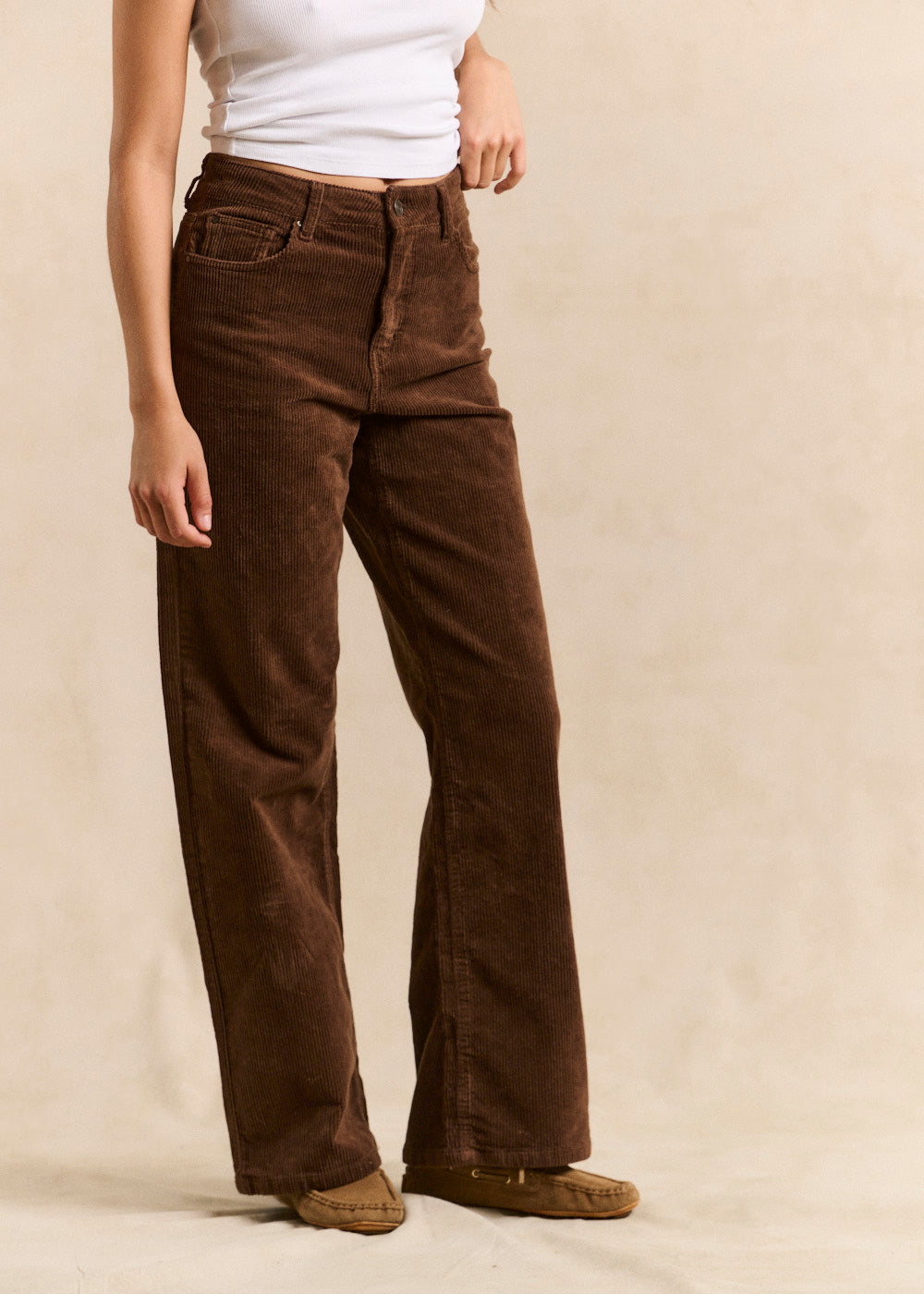 CHLOEVEL Pantalon wideleg en velours - 2 - Sud Express - Sud Express