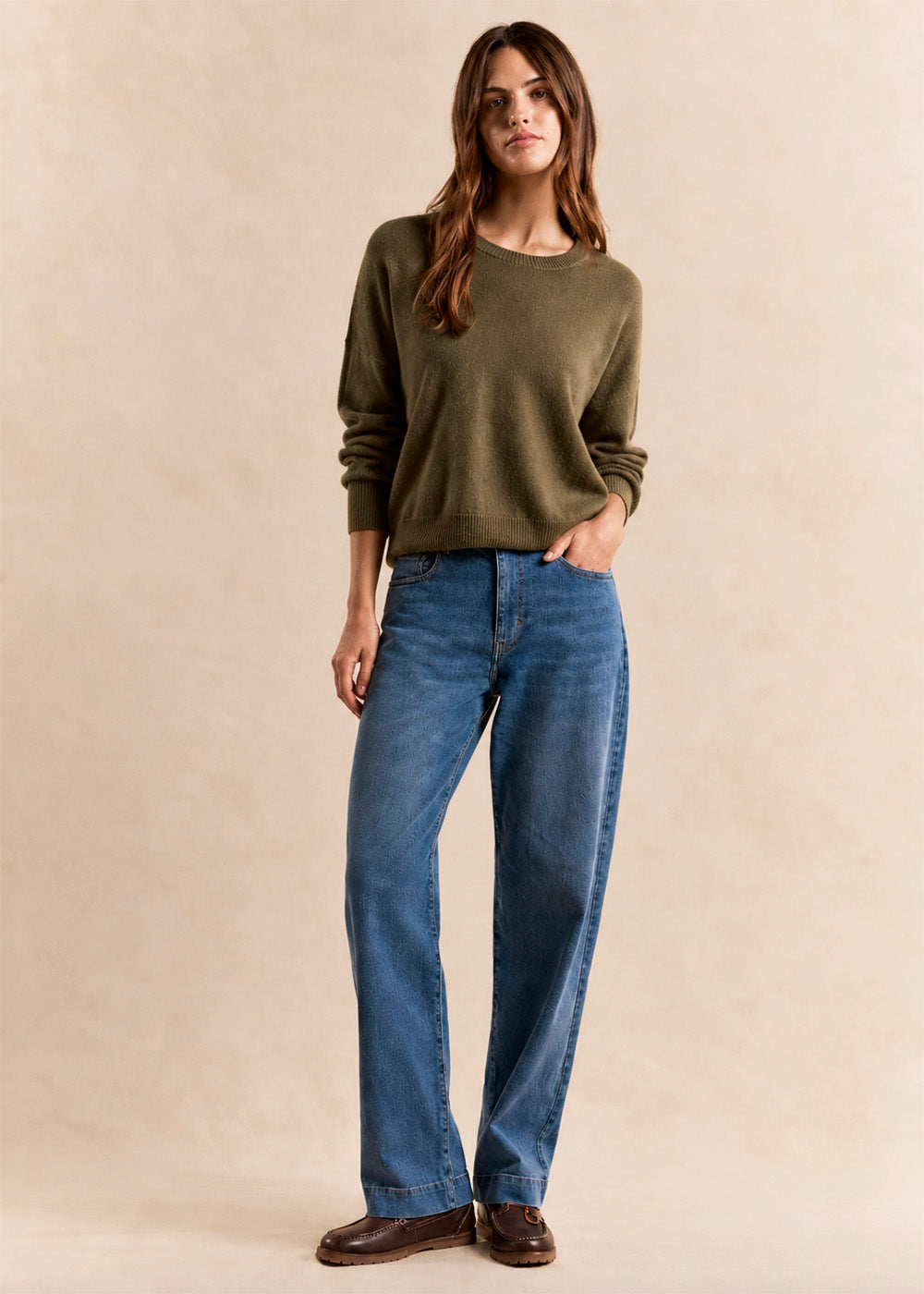 BLOOM Jean boyfriend à jambe large - 1 - Sud Express - Sud Express