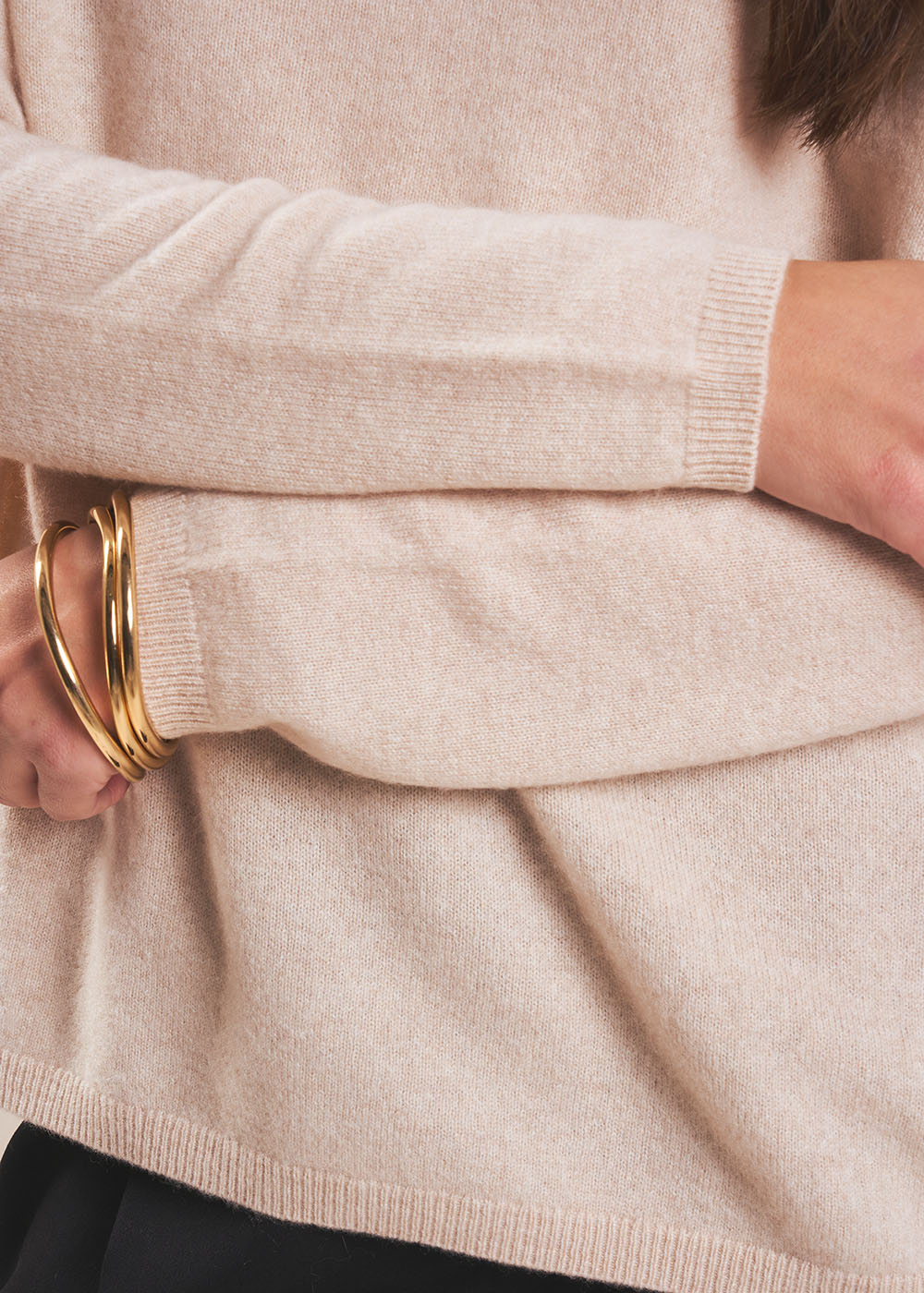 MONJOE Pull en 100% cachemire à Col V - 2 - Sud Express - Sud Express