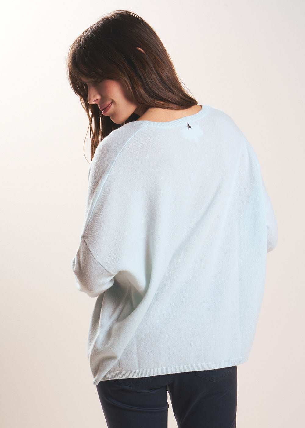 MONJOE Pull en 100% cachemire à Col V - 3 - Sud Express - Sud Express