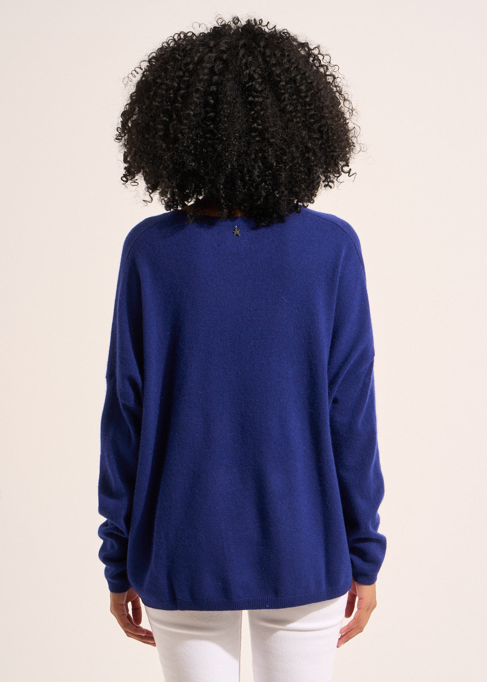 MONJOE Pull en 100% cachemire à Col V - 3 - Sud Express - Sud Express