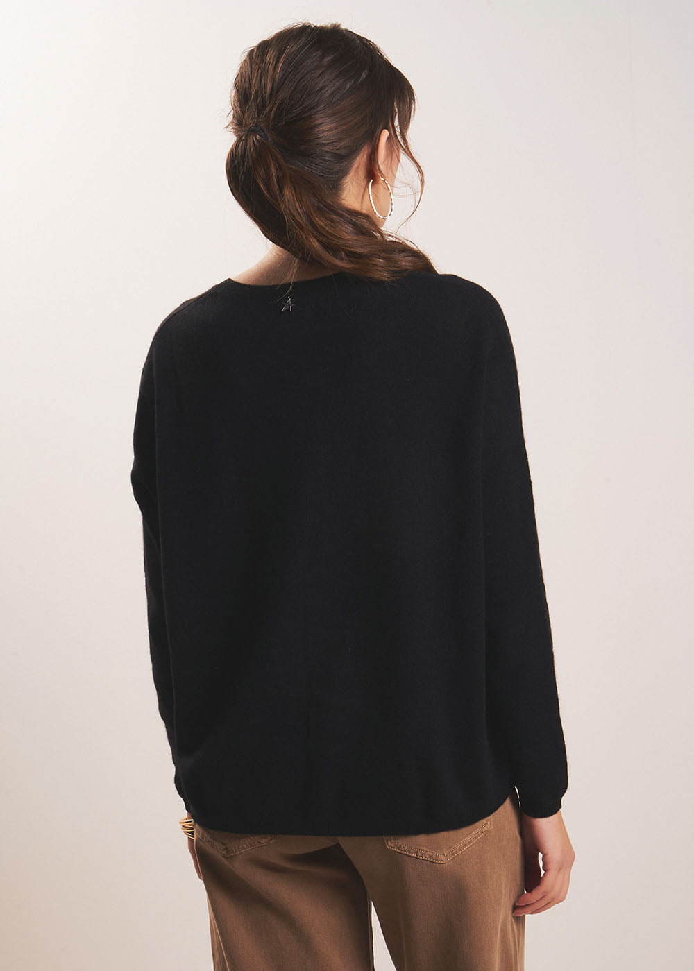 MONJOE Pull en 100% cachemire à Col V - 3 - Sud Express - Sud Express