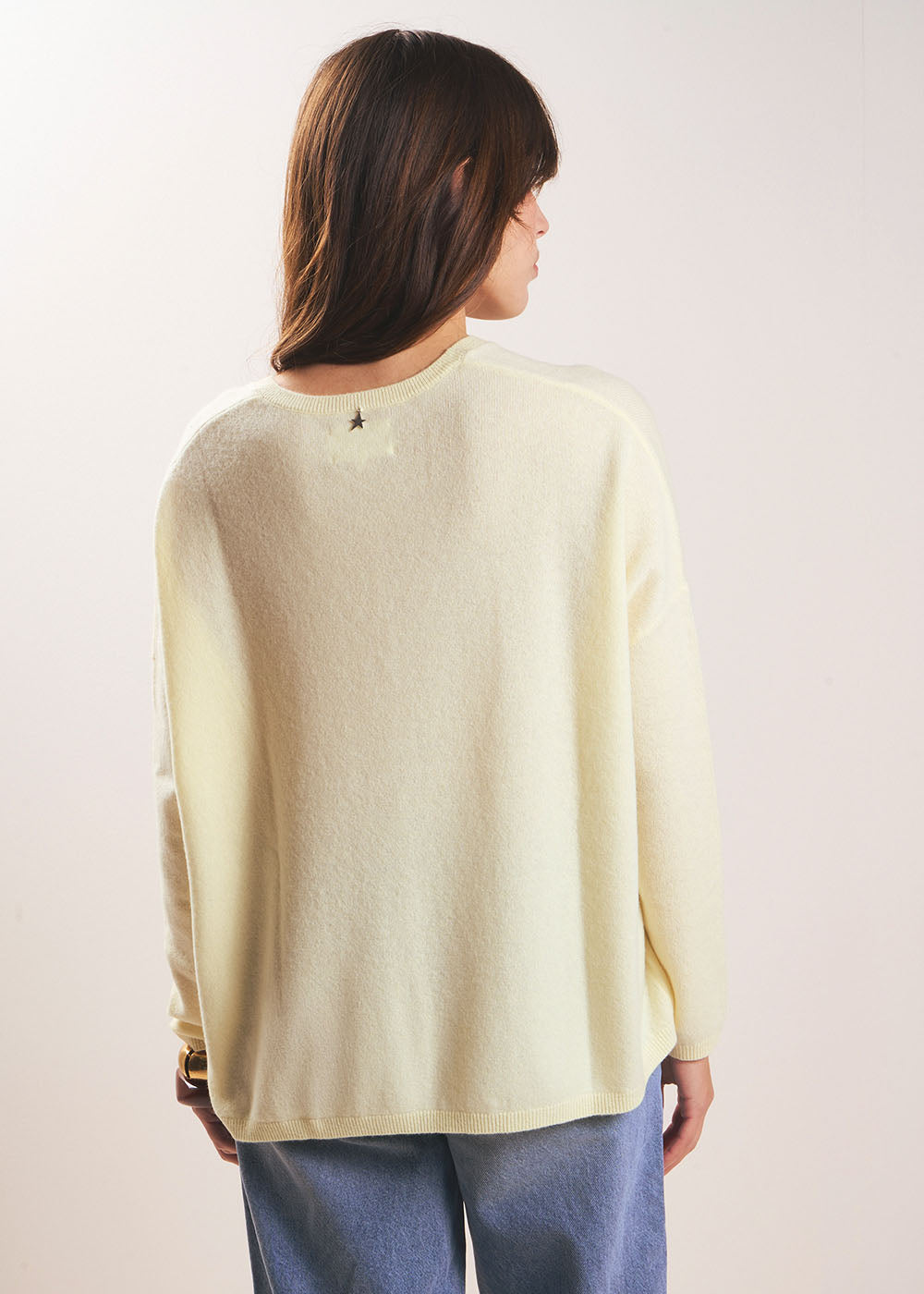 MONJOE Pull en 100% cachemire à Col V - 3 - Sud Express - Sud Express