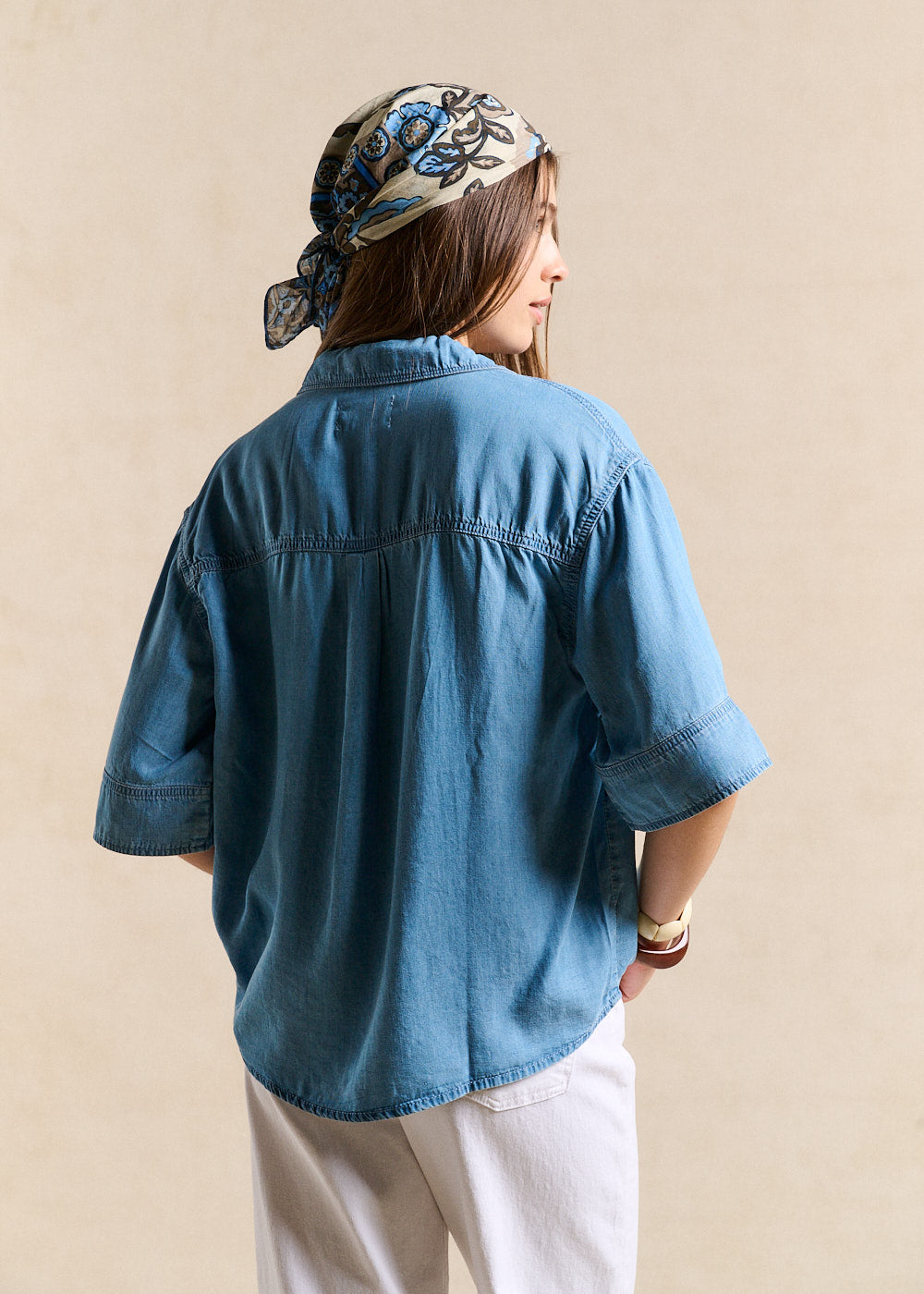 CHALY Chemise denim fluide - 3 - Sud Express - Sud Express