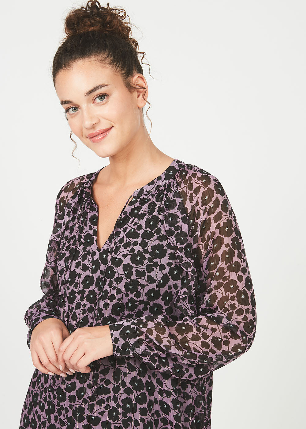 ROXY Robe courte imprimée fleuri - 2 - Sud Express - Sud Express
