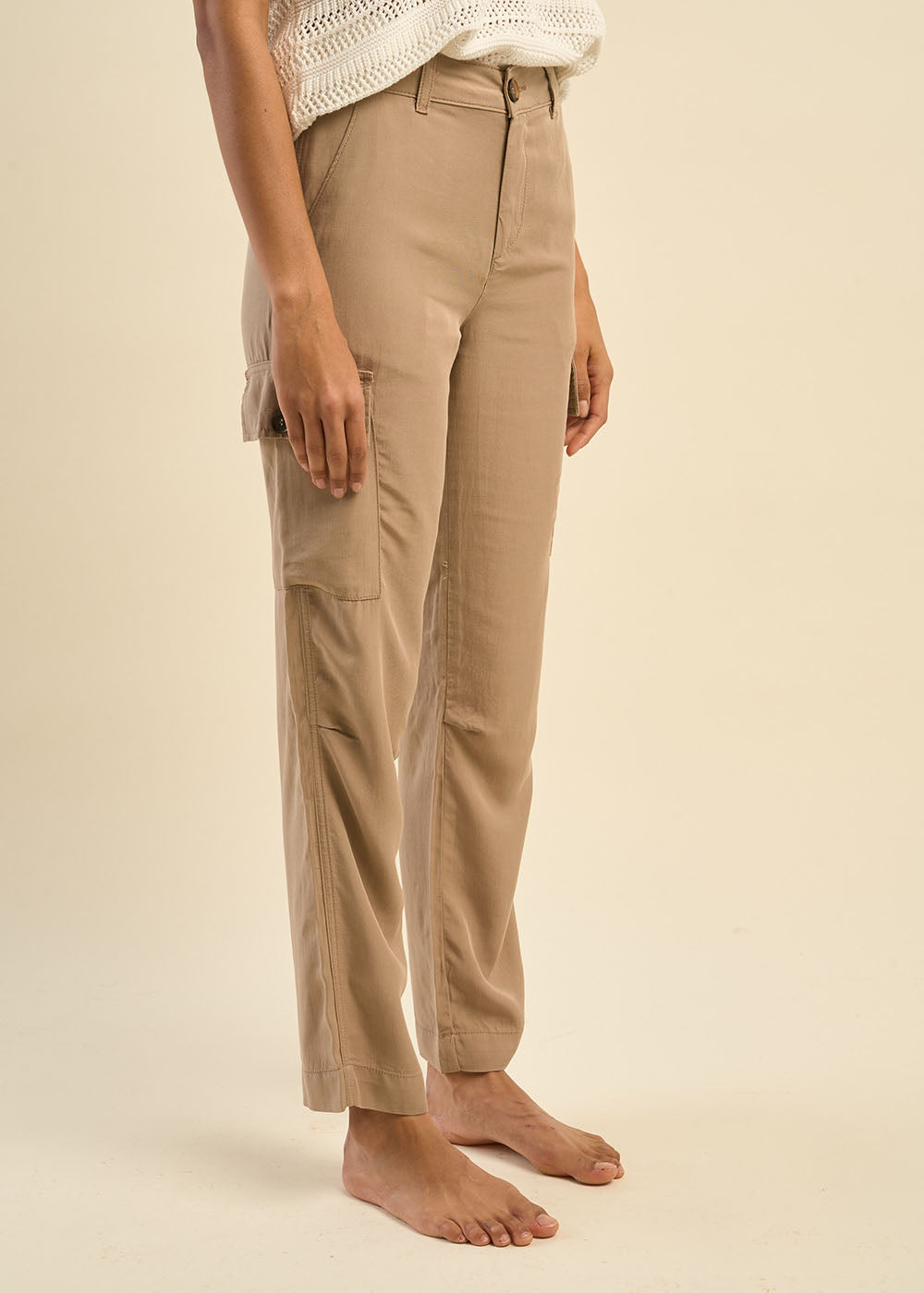 Pantalon cargo coupe droite - Sud Express - 5 - Sud Express