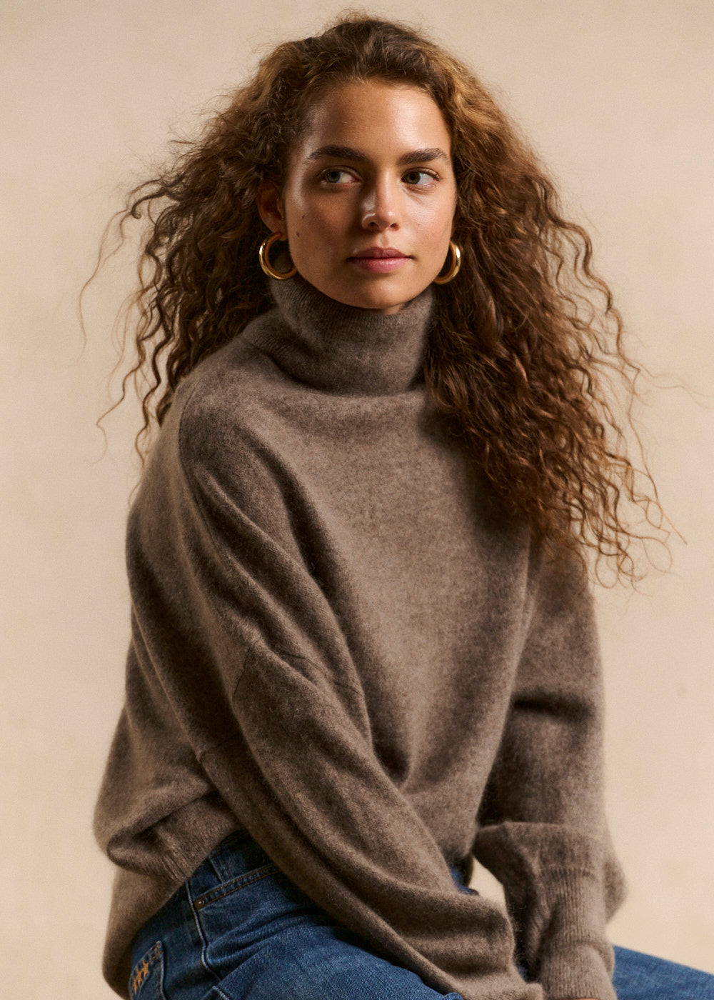 Loose-fitting turtleneck jumper - Sud Express - 1 - Sud Express