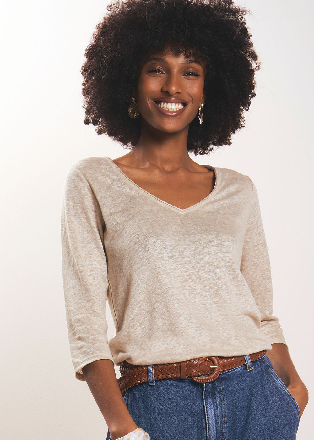 TOMEOH Tee-shirt en lin - 2 - Sud Express - Sud Express