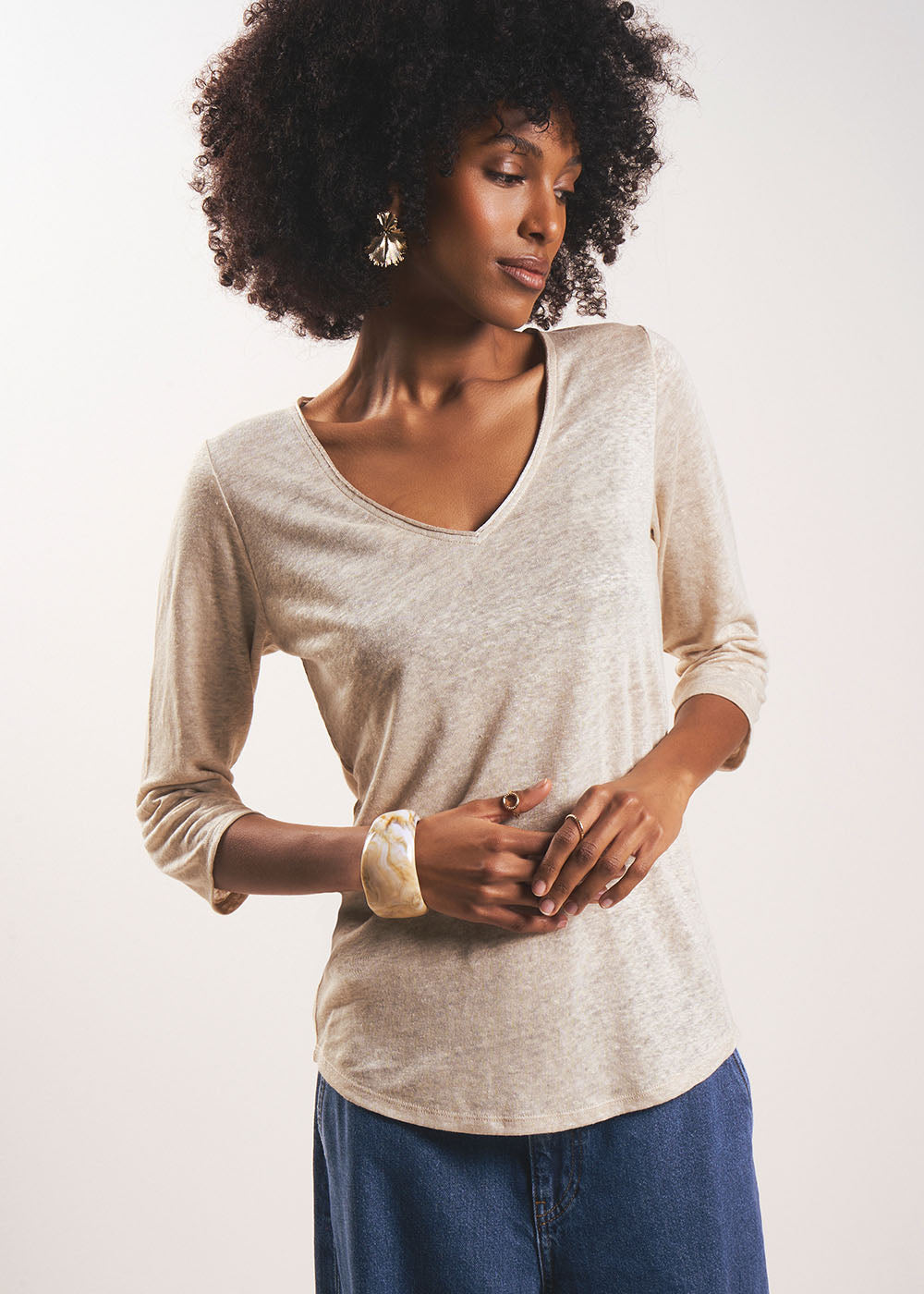 Tee-shirt en lin - Sud Express - 5 - Sud Express