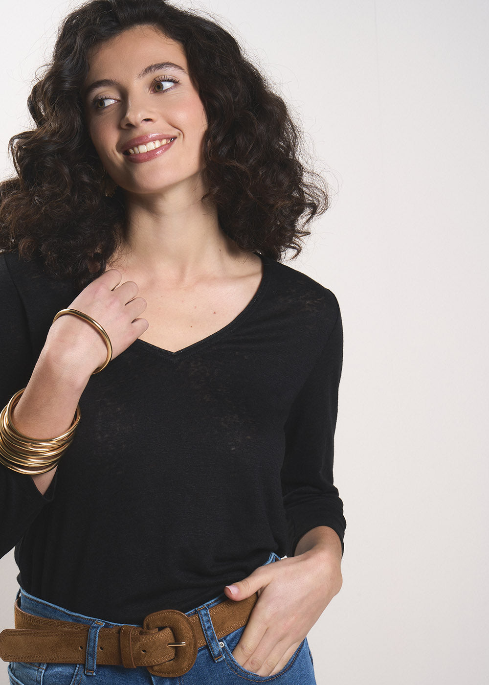 Tee-shirt en lin - Sud Express - 6 - Sud Express