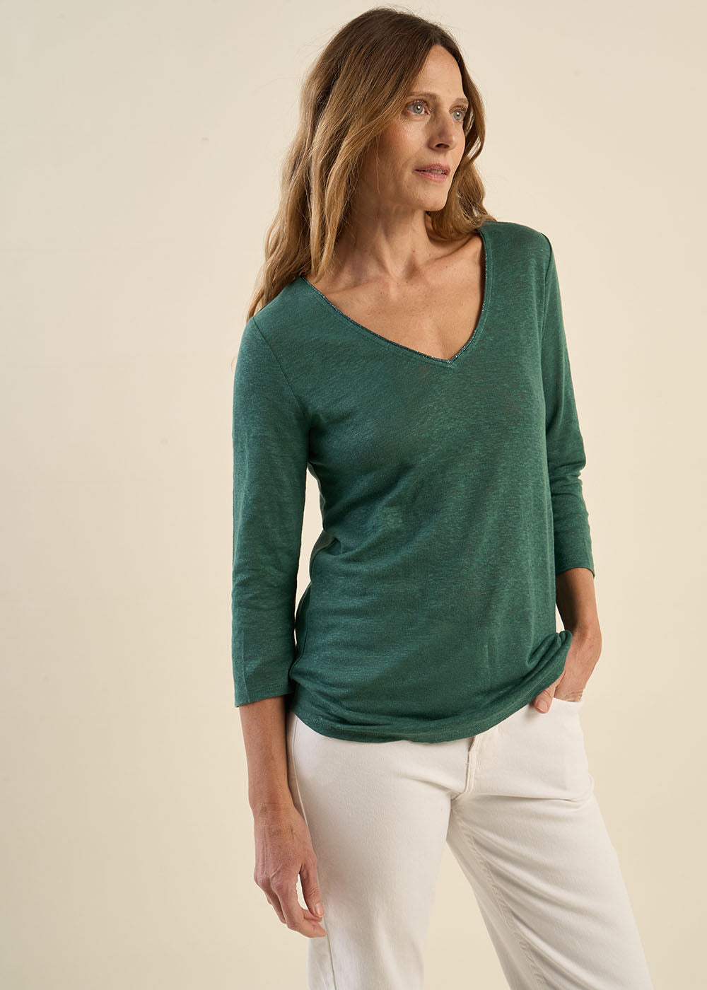 Tee-shirt en lin - Sud Express - 5 - Sud Express