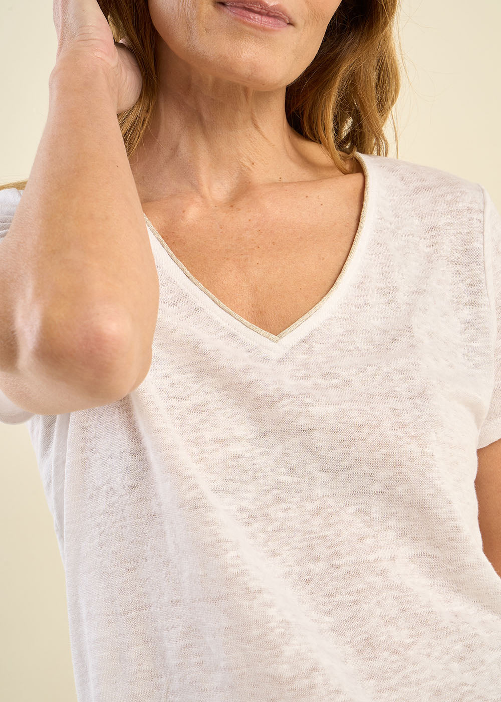 TIGROW Tee-shirt à col V - 4 - Sud Express - Sud Express