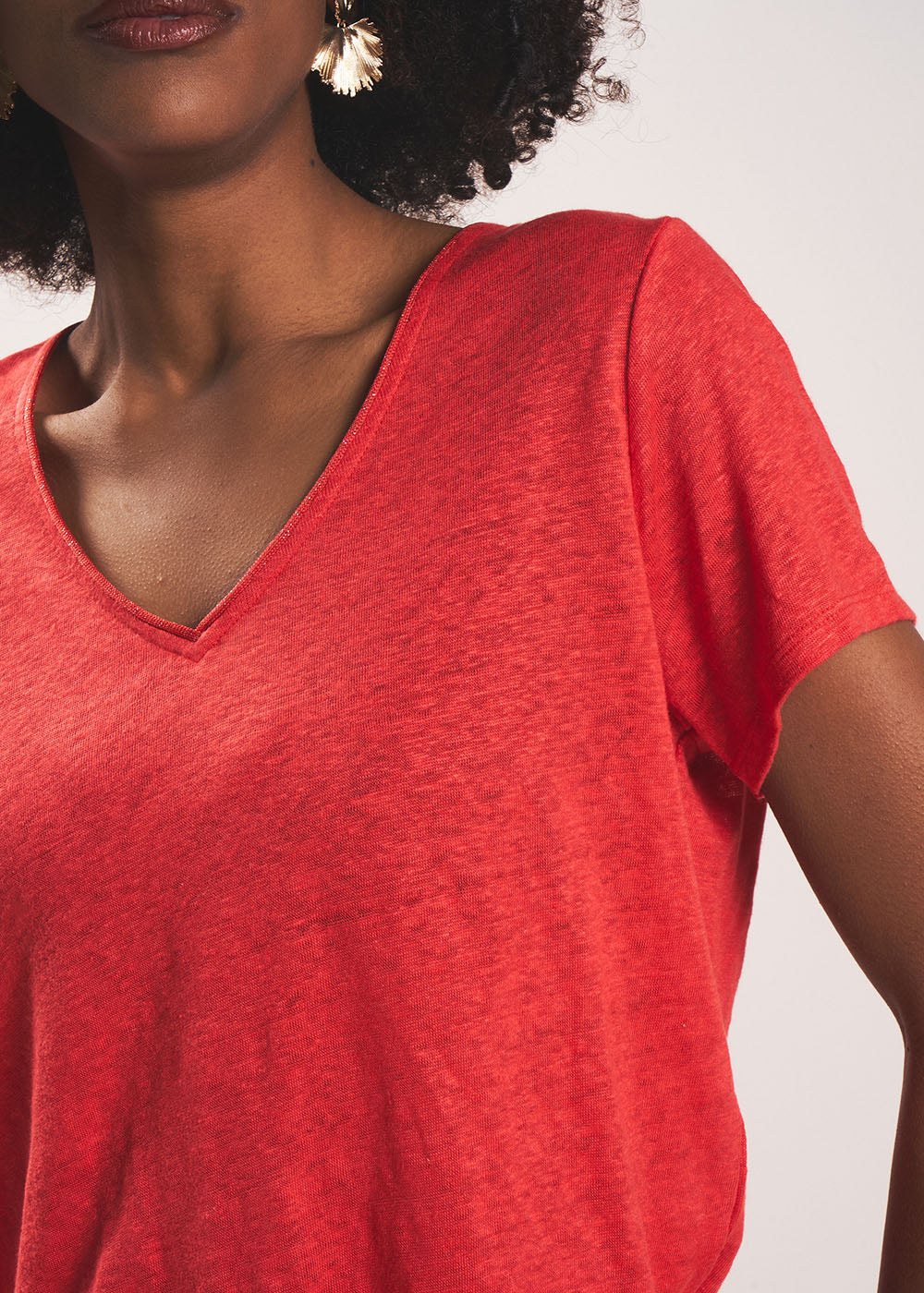 TIGROW Tee-shirt à col V - 2 - Sud Express - Sud Express