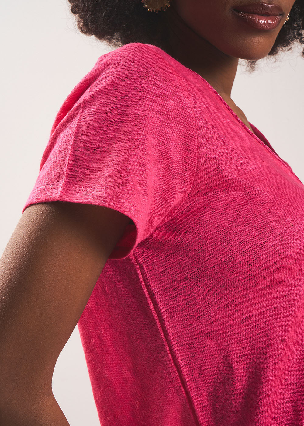 Tee-shirt à col V - Sud Express - 4 - Sud Express