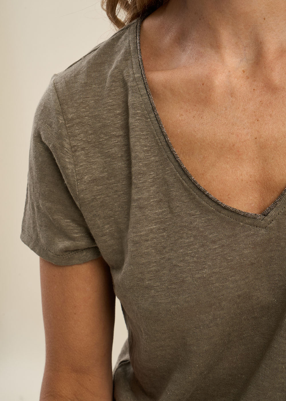 TIGROW Tee-shirt à col V - 2 - Sud Express - Sud Express