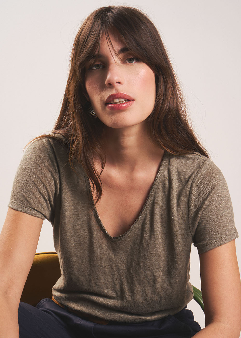 TIGROW Tee-shirt à col V - 2 - Sud Express - Sud Express