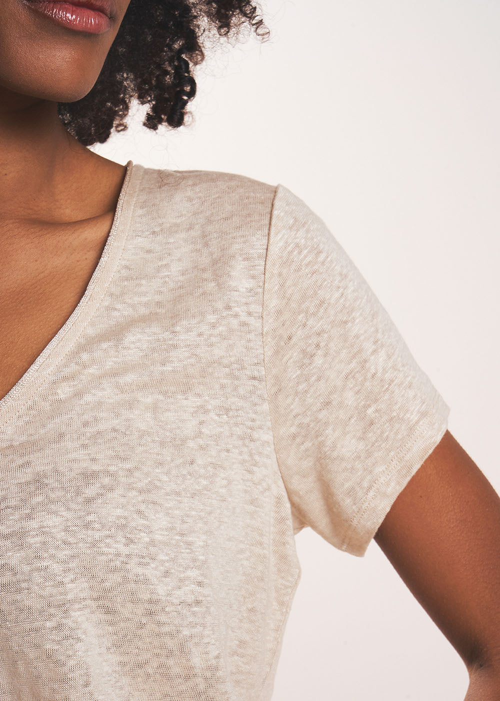 TIGROW Tee-shirt à col V - 4 - Sud Express - Sud Express