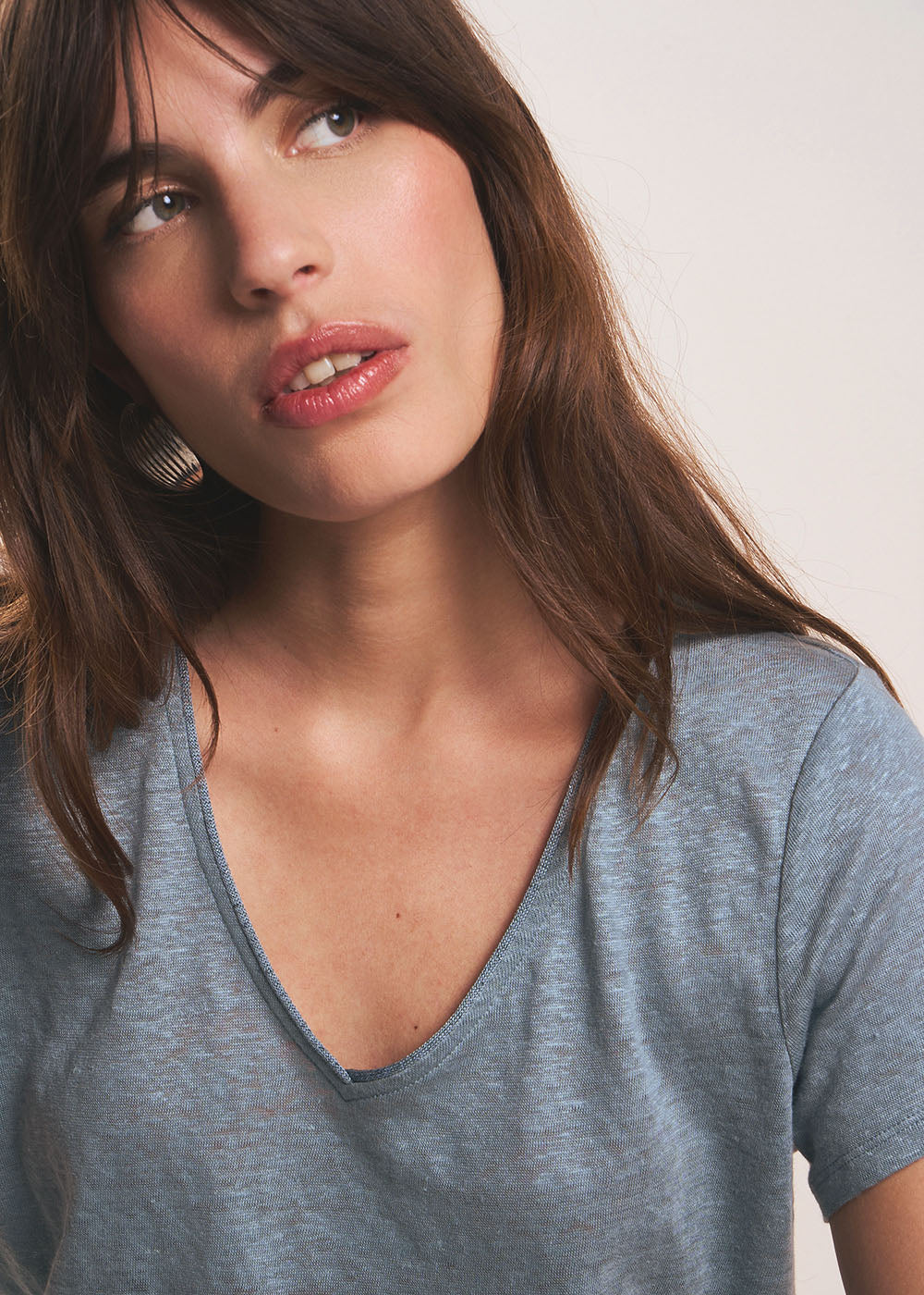 TIGROW Tee-shirt à col V - 2 - Sud Express - Sud Express