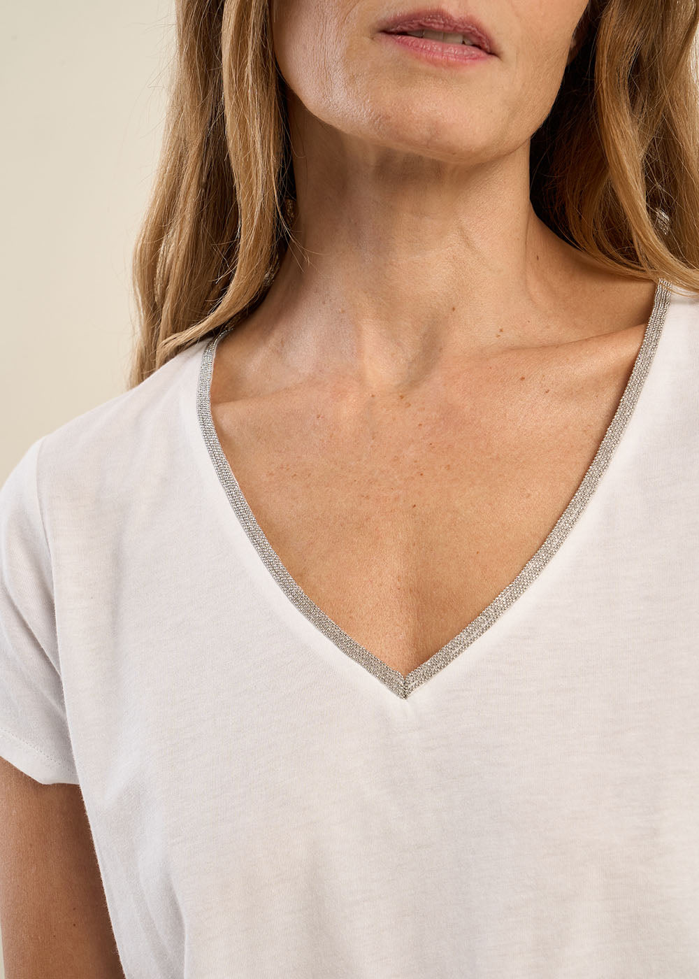 TOANY Tee-shirt col V manches courtes - 2 - Sud Express - Sud Express