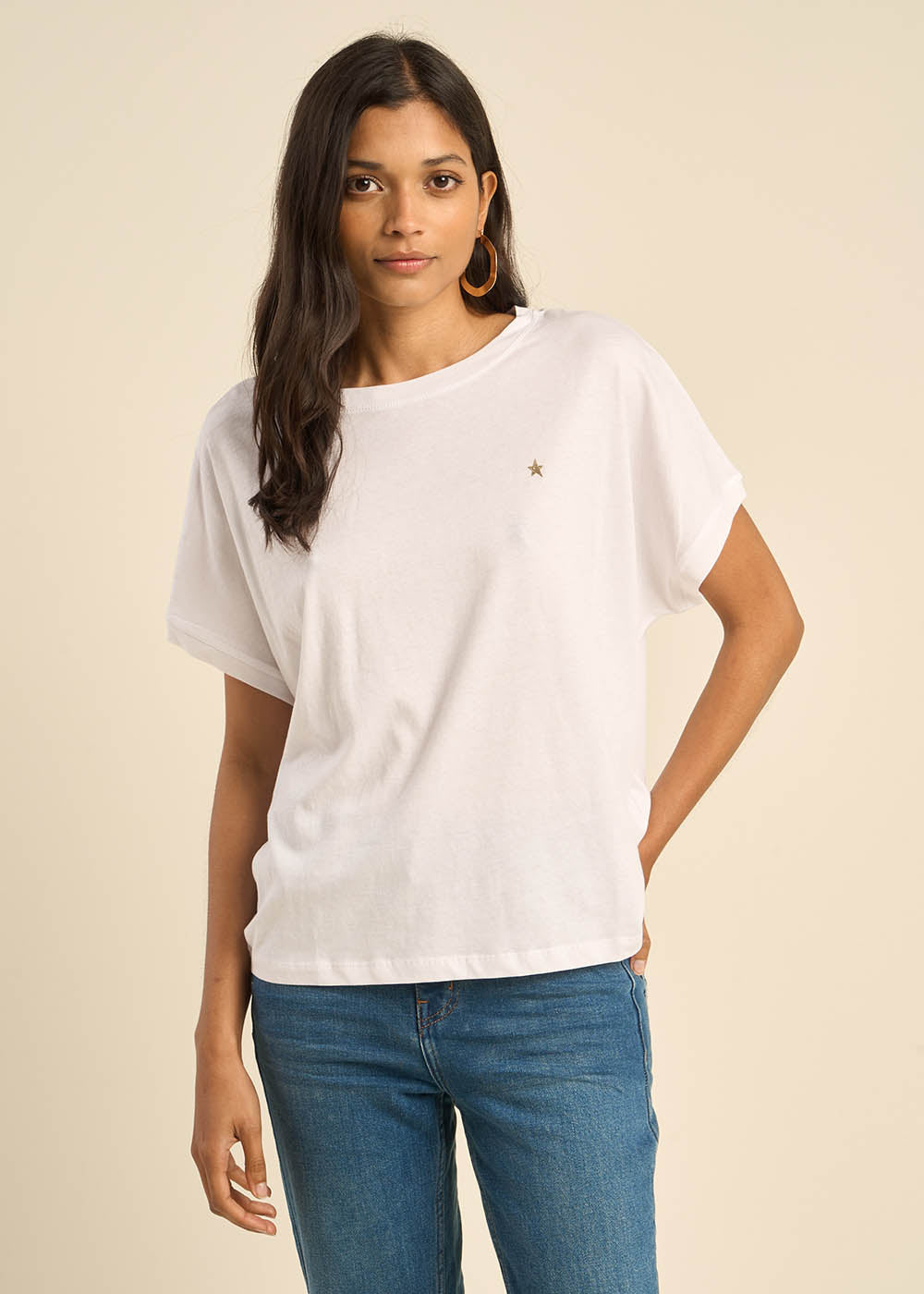 TRICIA T-shirt à col rond - 1 - Sud Express - Sud Express