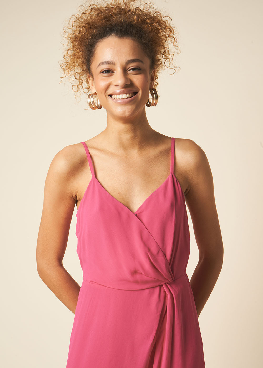 RABCHA Robe midi décolleté cache coeur - 3 - Sud Express - Sud Express