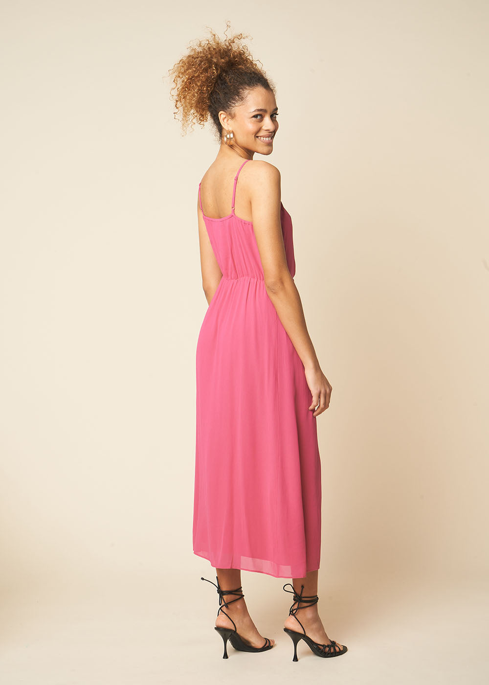 RABCHA Robe midi décolleté cache coeur - 2 - Sud Express - Sud Express