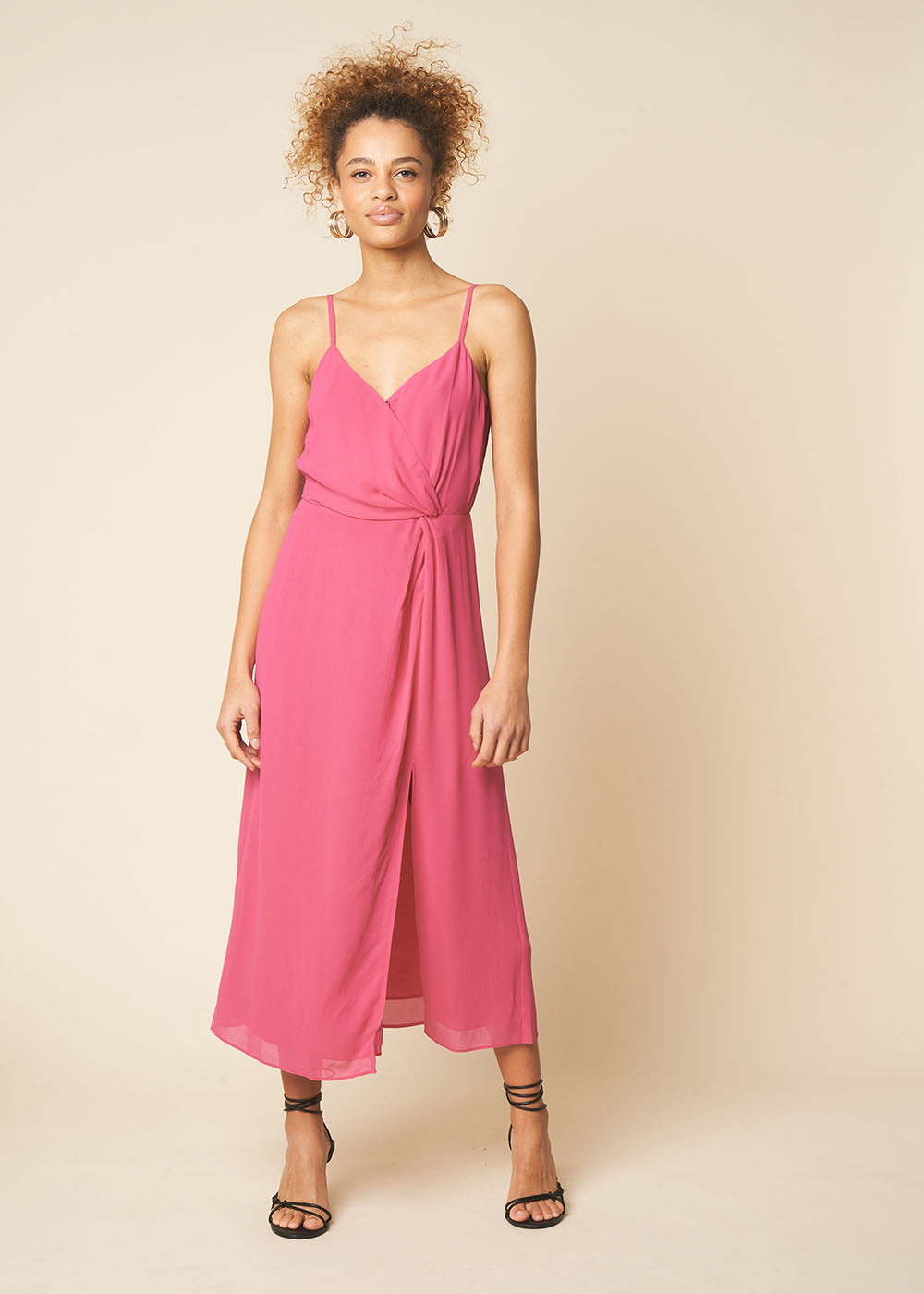 RABCHA Robe midi décolleté cache coeur - 1 - Sud Express - Sud Express