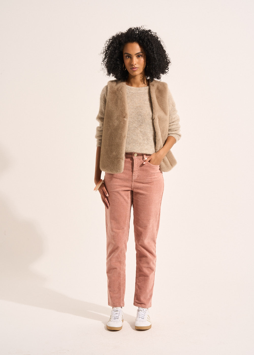 PAVLINA Pantalon en velours - 1 - Sud Express - Sud Express