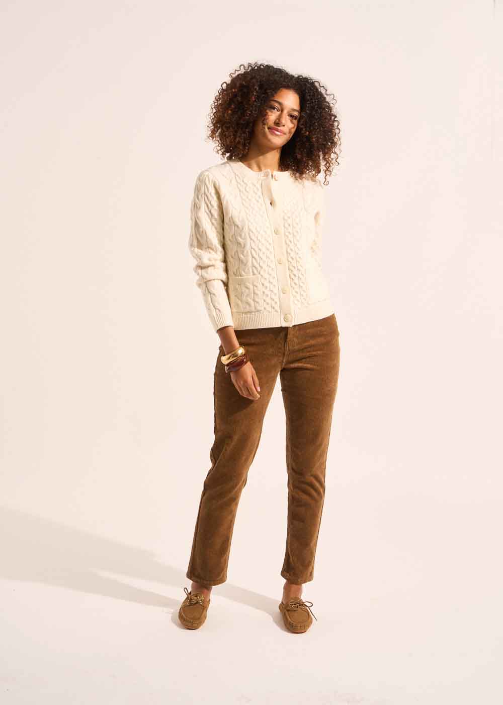 PAVLINA Pantalon en velours - 1 - Sud Express - Sud Express