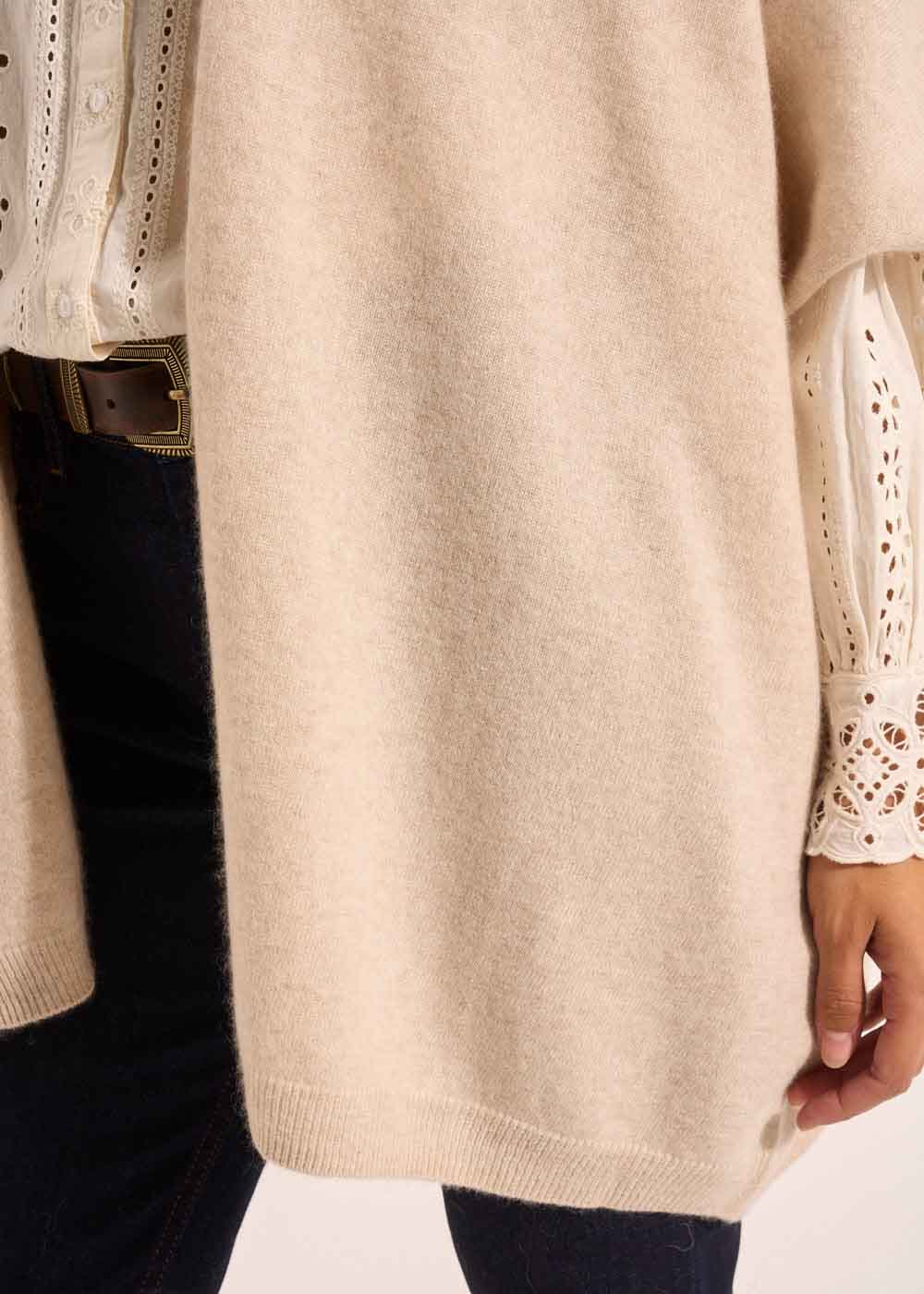 GWENAELLE Gilet coupe ample en cachemire - 4 - Sud Express - Sud Express