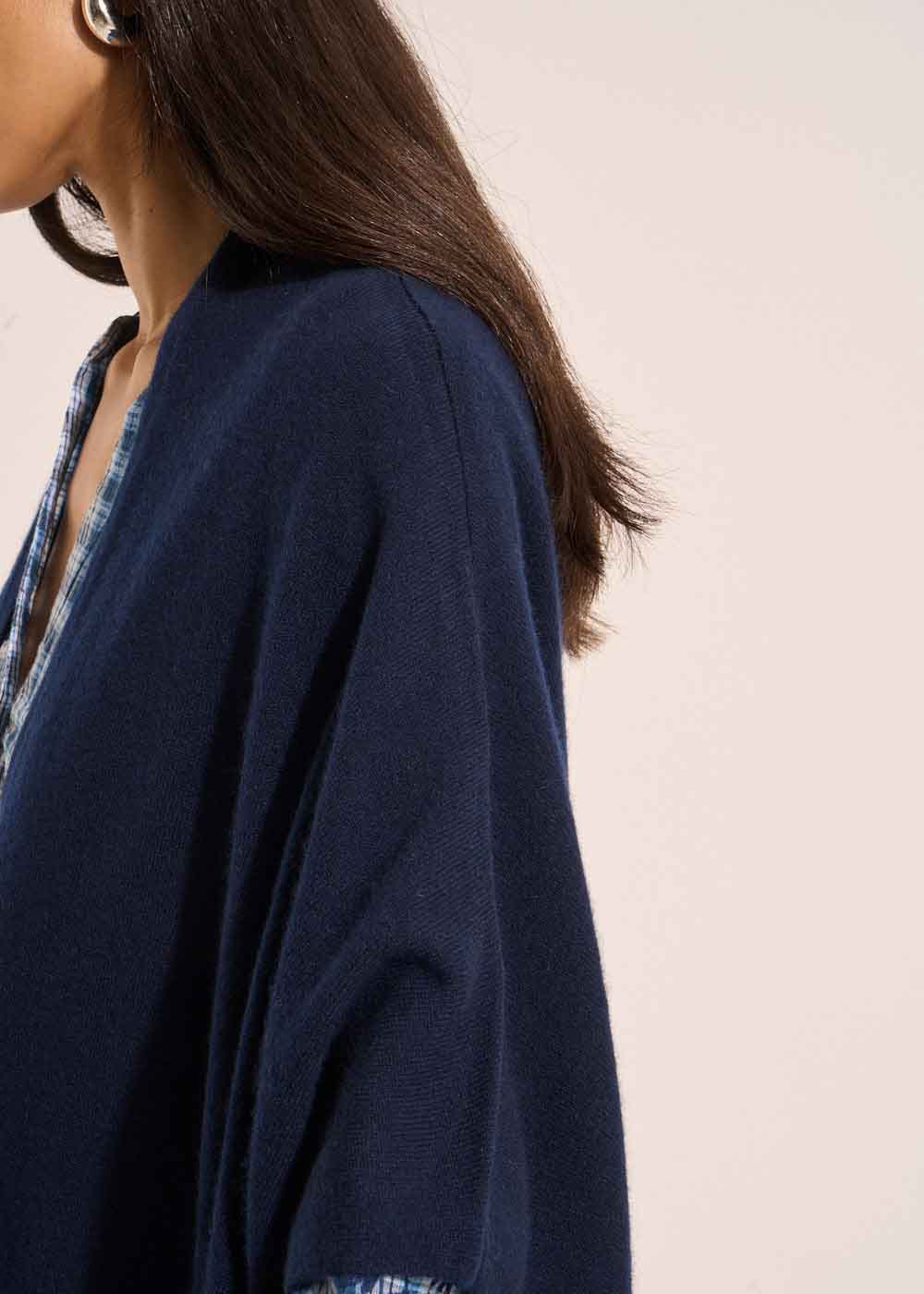 GWENAELLE Gilet coupe ample en cachemire - 2 - Sud Express - Sud Express