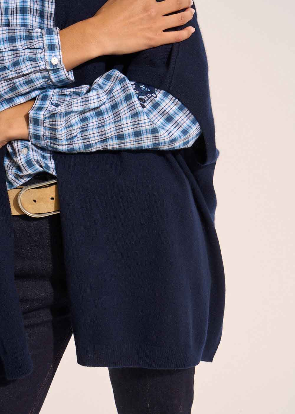 Gilet coupe ample en cachemire - Sud Express - 4 - Sud Express