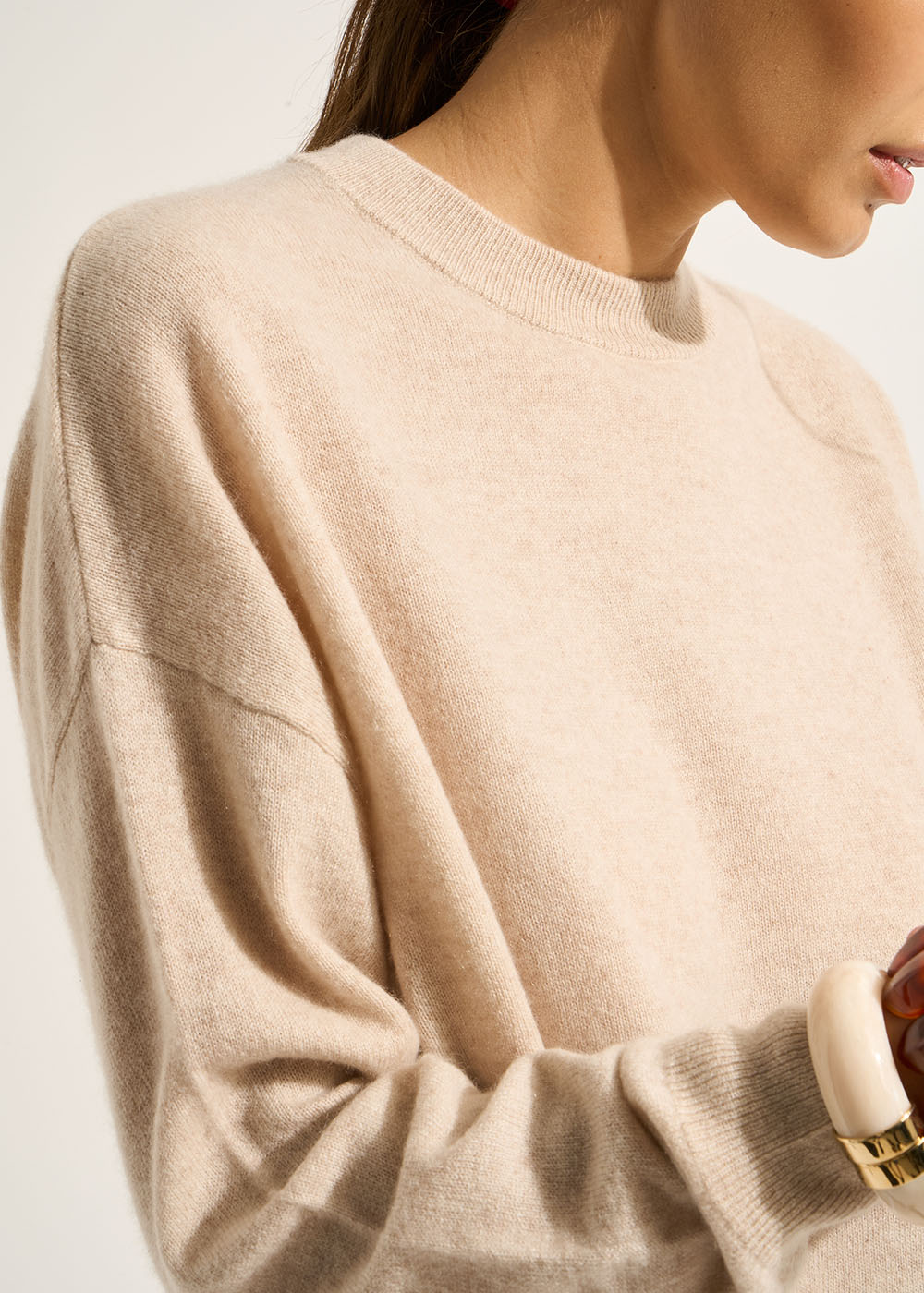 MAPOUE Pull col rond 100% cachemire - 2 - Sud Express - Sud Express