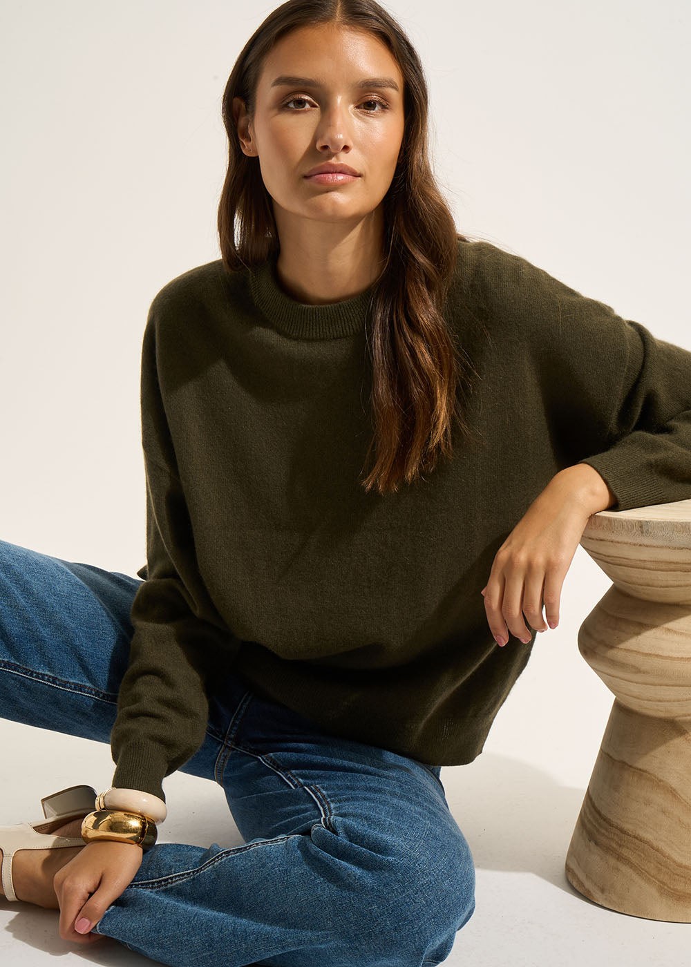 MAPOUE Pull col rond 100% cachemire - 4 - Sud Express - Sud Express