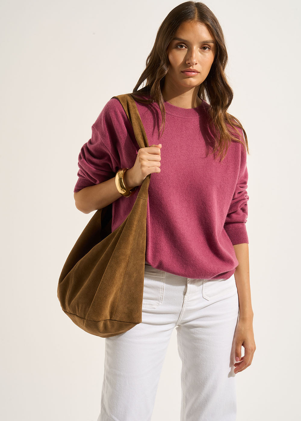 MAPOUE Pull col rond 100% cachemire - 1 - Sud Express - Sud Express