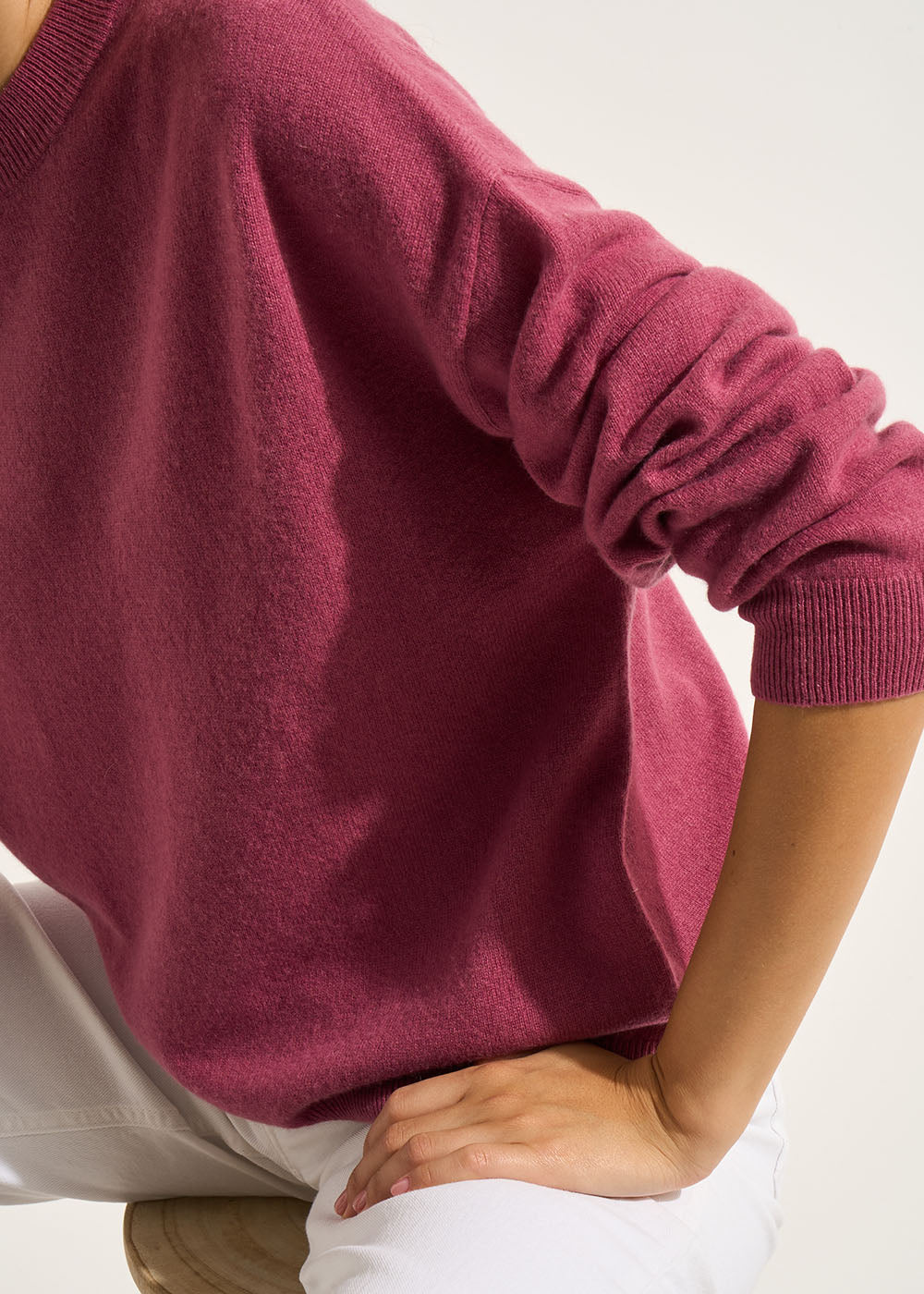 Pull col rond 100% cachemire - Sud Express - 5 - Sud Express