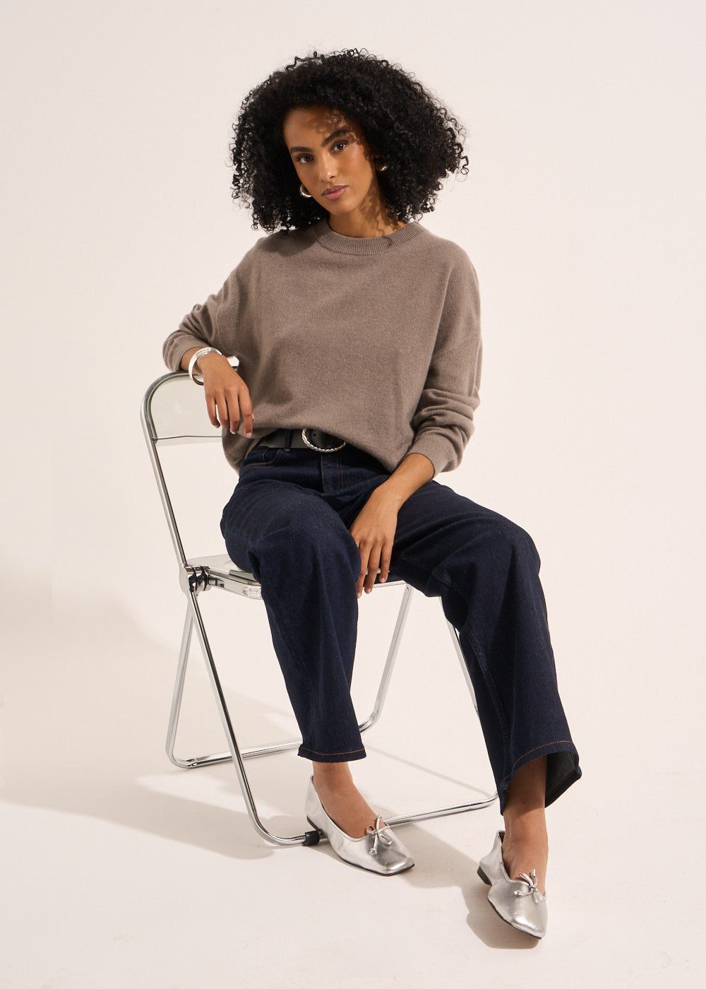 Pull col rond 100% cachemire - Sud Express - 5 - Sud Express